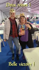 Deux reines ! Belle victoire !