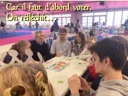 Car il faut d’abord voter.On réfléchit…