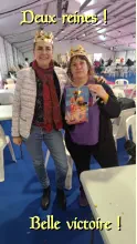 Deux reines ! Belle victoire !